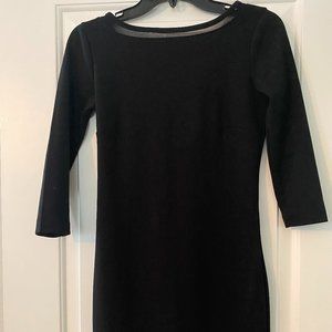 Armani Exchange black dress